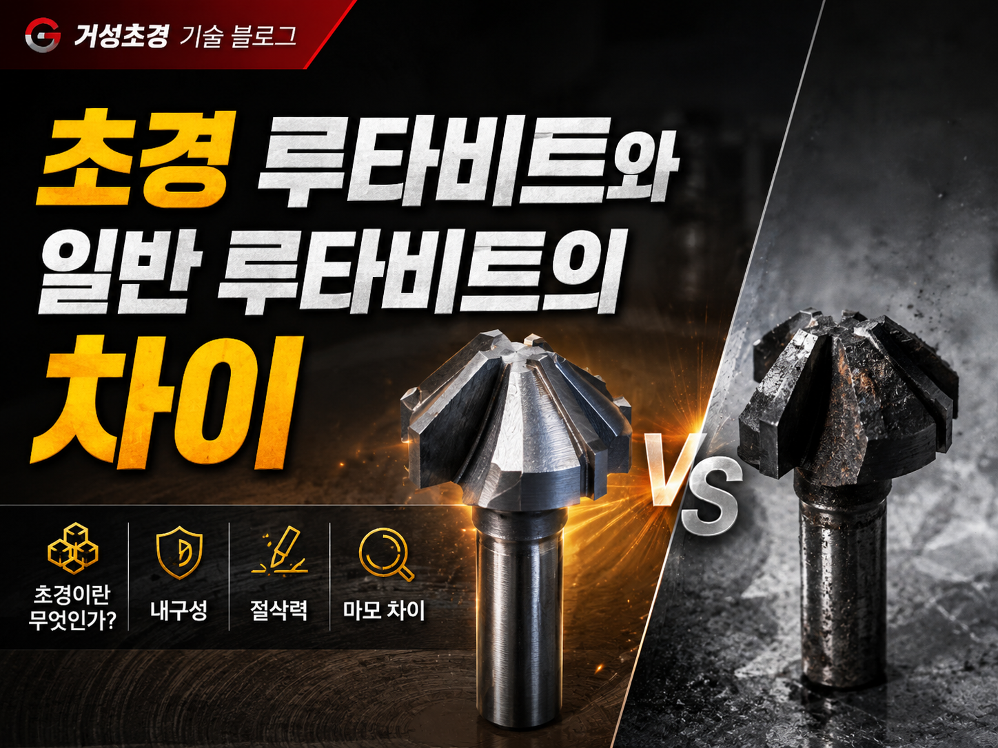 거성초경에서 제작한 초경 루타비트 제품군