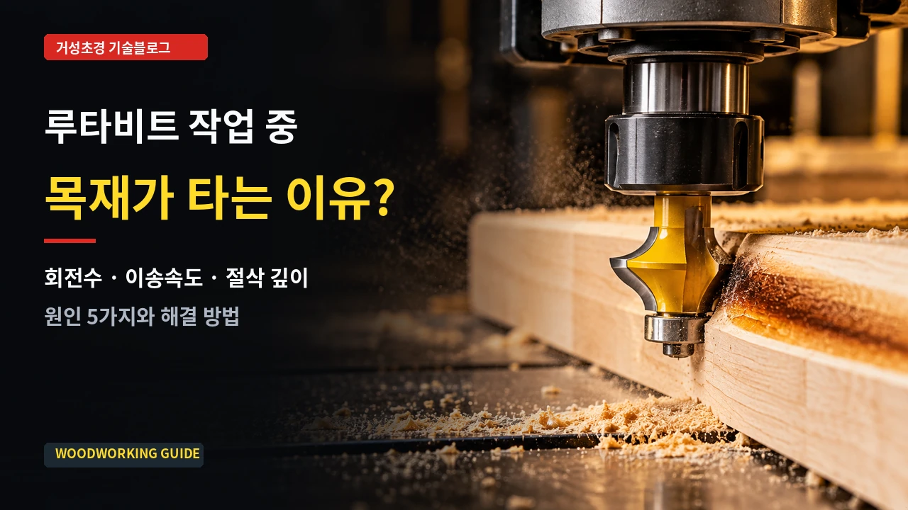 거성초경 루타비트 목재 탄 자국 원인 5가지와 해결법 썸네일